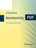 A V Balakrishnan Aeroelasticity The Continuum Theory