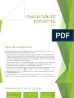 Gestion y Evaluacion de Proyectos Post-Inversion