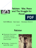 Pakistan: War, Peace and The Struggle For Power: Rob Hillhouse Sara Lucas Rosemary Morrow