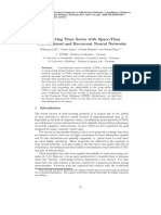 Predicting Time Series With Space-Time Convolutional and Recurrent Neural Networks