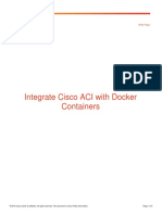 Integrate Cisco ACI With Docker Containers