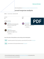 Ground Response Analysis