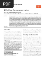 Epidemiology of Ovarian Cancer: A Review