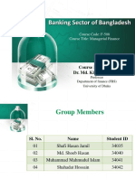 Banking Sector of Bangladesh: Course Instructor: Dr. Md. Kismatul Ahsan