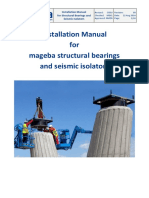 Mageba Bridge Bearings and Seismic Isolators - Installation Manual - 201 PDF