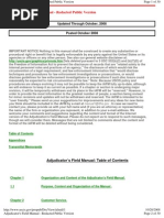 Adjudicator's Field Manual TOC