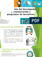 Evaluacion Del Desempeño y Remuneracion y Programas de Incentivos