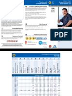 Ticketing & Prepay Information Timetable Use