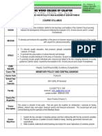 Fin. 6 - Monetary Policy and Central Banking 2017