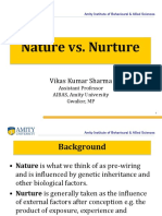 Nature vs. Nurture: Vikas Kumar Sharma