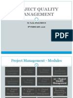 5 Project Quality Management (D)