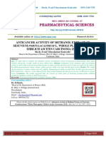 Anticancer Activity of Methanol Extract of Sesuvium Portulacastrum L. Whole Plant Against Ehrlich Ascites Carcinoma (Eac)