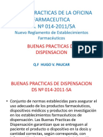 Buenas Practicas de La Oficina Farmaceutica - Buenas Practicas de Dispensacion