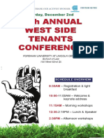 Tenant Conference FINAL PROGRAM