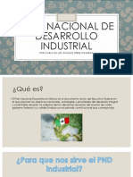 Plan Nacional de Desarrollo Industrial