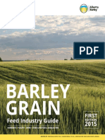 Barley Grain: Feed Industry Guide