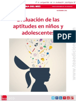 2016 Aptitudes en Niños y Adolescentes