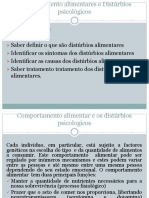 Aula 14 Disturbios Alimentares