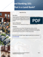 What Is A Land Bank? Dan Kildee, Co-Founder and President Amy Hovey, Co-Founder and Senior Vice-President Center For Community ProgressLand Banking Basics