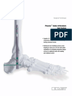 Phoenix Ankle Arthrodesis Nail System Surgical Technique PDF