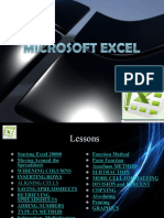 Microsoft Excel Tutorial