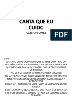 Canta Que Eu Cuido - Letra Slide