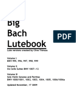 The Big Bach Lutebook by Clive Titmuss