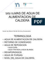 Sistema de Agua de Alimenatción de Caldera PDF