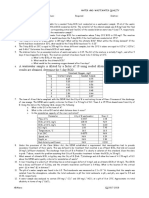 Exercise 6 Problem Set On Water and Wastewater CHE185-1