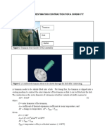 A Problem of Underestimating Contraction For A Shrink Fit