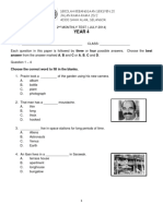 Year 4: Answer From The Answer Marked A, B and C or A, B, C and D