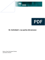 S2. Actividad 1. Las Partes Del Proceso: Alumno: Oscar Domínguez Santana Licenciatura: Derecho