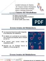 Errores Innatos Del Metabolismo