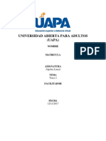 Ejercicio Sobre Determinantes