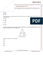 Geometria Espacial - AFA