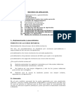 Recurso de Apelacion Apuntes