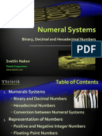 Numeral Systems: Binary, Decimal and Hexadecimal Numbers