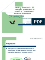 Accounting Standard - 23: CA Mehul Shah CA Mehul Shah