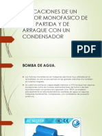 Aplicaciones de Un Motor Monofasico de Fase Partida