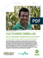 Informe Cultivando Semillas para La Seguridad Alimentaria El Salvador Mayo 2015