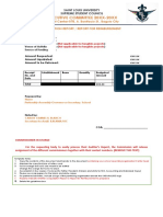 6 Liquidation Report or Reimbursement Report