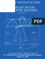 139 Roebling 80 Ton Wire Rope Machine