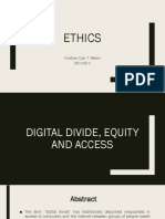 Ethics: Kristian Czar T. Reslin Bs Coe-V