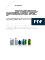 Elaboración de Detergente