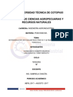 Determinación de Parametros Físicos y Químicos de Frutas y Verduras