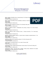 Course Books Financial Management