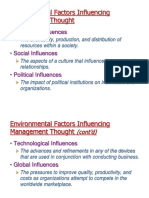 Environmental Factors Influencing Management Thought: Economic Influences