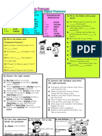 Worksheet Like and Dislike