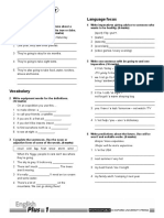 Unit 8 Test: Listening Language Focus