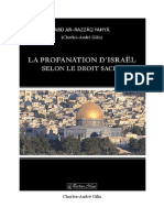 Charles André Gilis - La Profanation D Israel Selon Le Droit Sacré